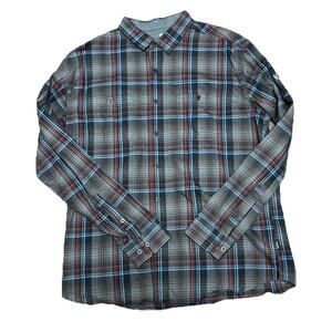 Kuhl Fugitive Plaid Shirt Mens Classic Flannel Modern Comfort Work Outdoors XL